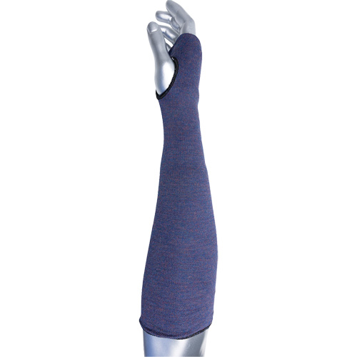 Manchette ASP &agrave; 2 plis avec trou pour pouce ECO Series Kut Gard, Aramide, 14", ASTM ANSI niveau A3, Mauve Buying Direct Corp.