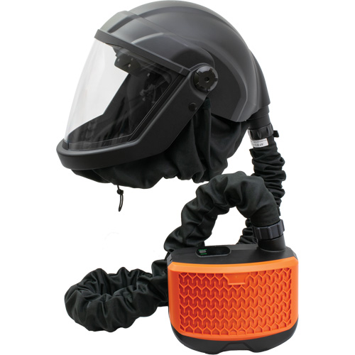 PEAKAIR DEFENDER Visor Powered Air-Purifying Respirator with Blower Kit, Facepiece Respirator, Lithium-Ion Battery Buying Direct Corp.