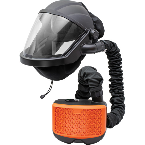 PEAKAIR MAXSHIELD&reg; Powered Air-Purifying Respirator with Blower kit, Facepiece Respirator, Lithium-Ion Battery Buying Direct Corp.