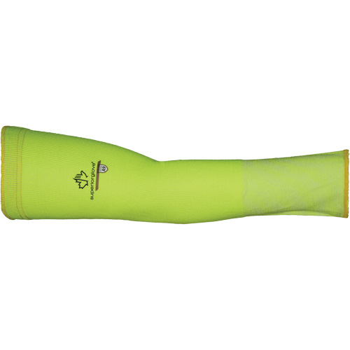 Max Cut Resistant Sleeves - Medium, TenActiv, 12", ASTM ANSI Level A9, High Visibility Lime Buying Direct Corp.