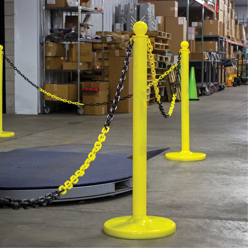 Bicolour Plastic Barrier Chain, Green/White Buying Direct Corp.