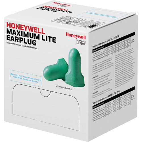 Howard Leight Maximum Lite Low-Pressure Foam Earplugs, Bulk - B Buying Direct Corp.