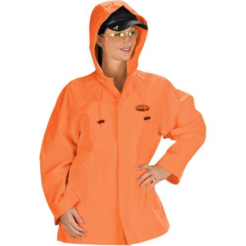 Hurricane Flame Retardant/Oil Resistant Rain Suits - Jacket, 4X-Large, High Visibility Orange Buying Direct Corp.