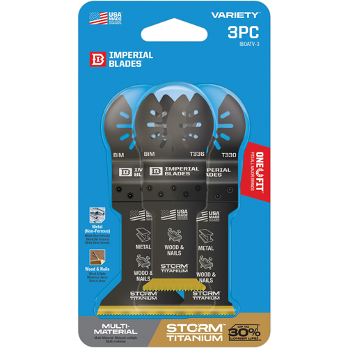 One Fit Storm Titanium Metal & Wood Blade Pack Buying Direct Corp.