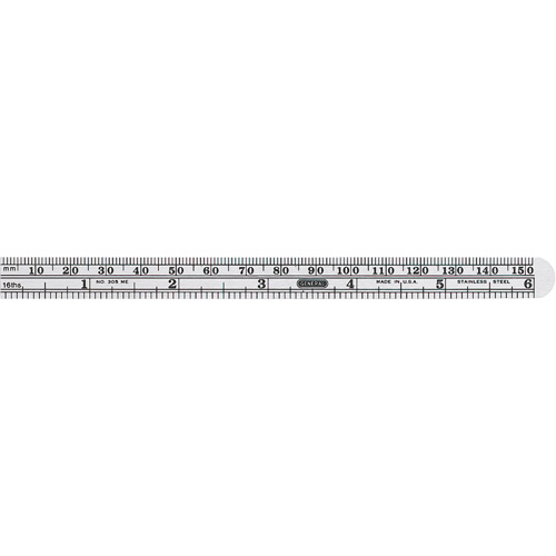 Economy Precision Flexible Ruler, 6-1/2" L, Steel Buying Direct Corp.
