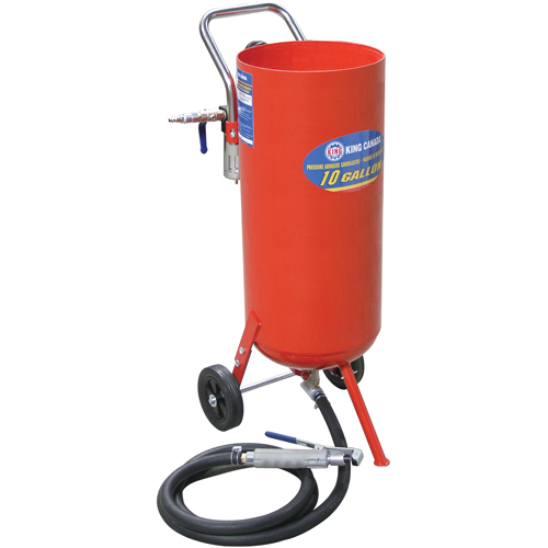 Machines de sablage &agrave; jet, 6-25 pi³/min, R&eacute;servoir de 8,3 gal. (10 gal. US) Buying Direct Corp.