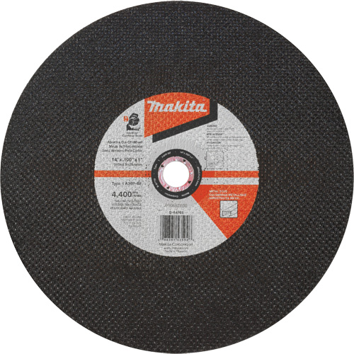 Abrasive Cut-Off Wheel, 14" x 3/32", 1" Arbor, Type 1, Aluminum Oxide, 4400 RPM Buying Direct Corp.