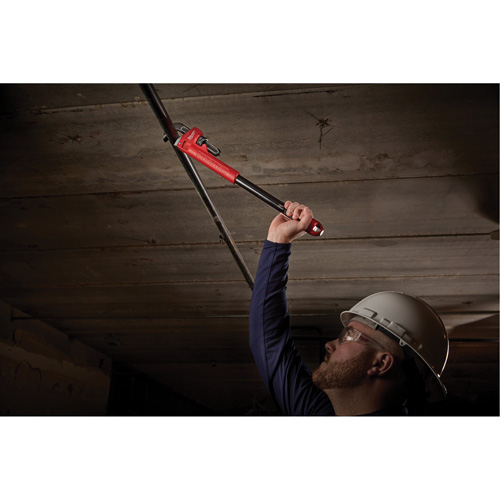 Cl&eacute; &agrave; tuyau adaptable Cheater, Cap des m&acirc;choires 2-1/2", Longueur 18"/24"/10", Fini Rev&ecirc;tement en poudre, Prise Ergonomique Buying Direct Corp.