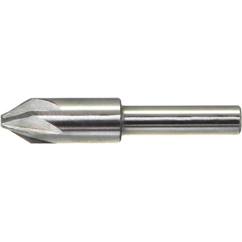 Drillco&reg; Chatterless Countersink, 1/4", High Speed Steel, 82° Angle, 6 Flutes Buying Direct Corp.