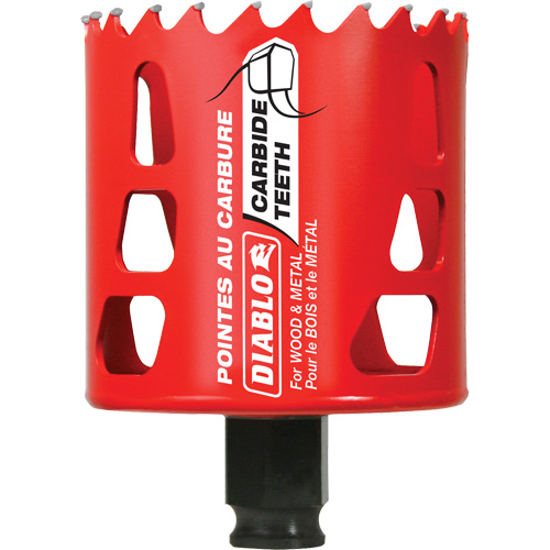 Wood & Metal Hole Saw, 2-5/8", 2-3/8" Depth of Cut, Carbide Buying Direct Corp.