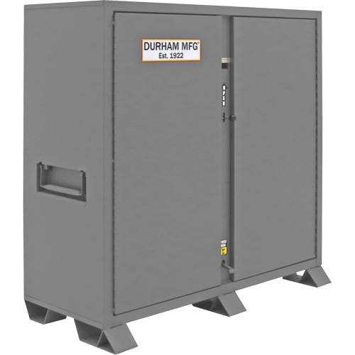 Jobsite Storage Cabinet, Steel, 47.5 Cubic Feet, Grey Buying Direct Corp.
