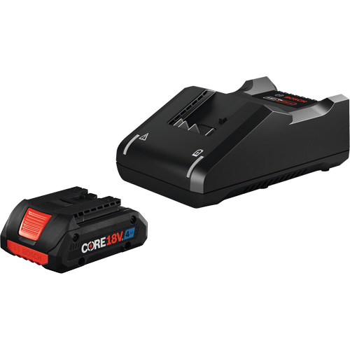 Trousse de d&eacute;part avec batterie et chargeur Advanced Power CORE18V 4 Ah, 18 V, Lithium-ion Buying Direct Corp.
