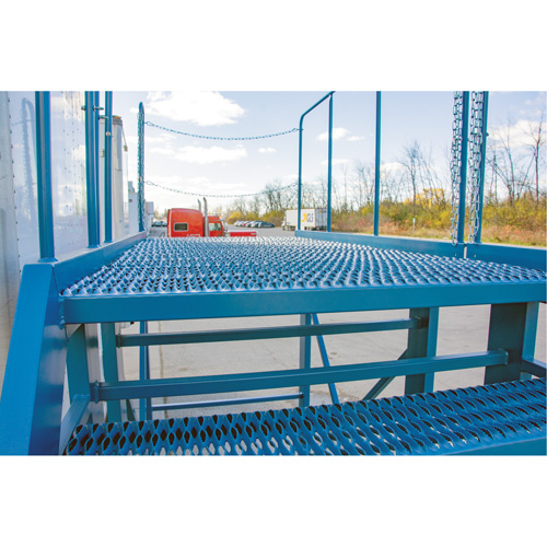 &eacute;chelle &agrave; neige, Acier, 10 Marches, 99" ha, 85-1/2" p, 48" Marche, Stri&eacute; Buying Direct Corp.