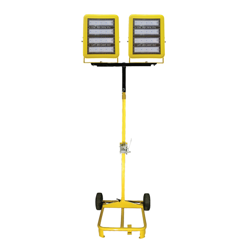 Chariot d'&eacute;clairage &agrave; deux t&ecirc;tes avec treuil, DEL, 400 W, 60 000 lumens, Boîtier en Aluminium Buying Direct Corp.