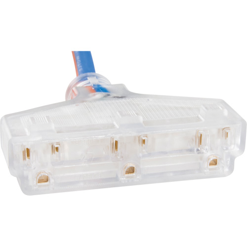 Cordon rallonge en caoutchouc TPE avec indicateur lumineux, Toutes saisons, SJEOW, AWG 12/3, 15 A, 3 prise(s), 25' Buying Direct Corp.