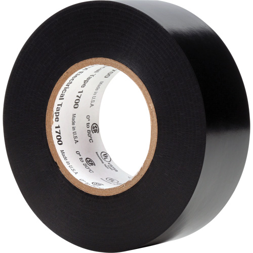 Temflex Vinyl Electrical Tape 1700, 25.4 mm (1") x 20.1 m (66'), Black, 7 mils Buying Direct Corp.