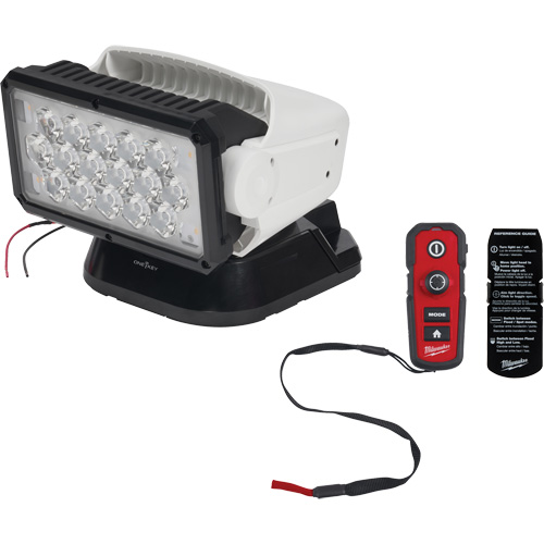 Utility Remote Control Search Light, LED, 4250 Lumens Buying Direct Corp.