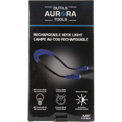 Lampe de travail, Lampe tour de cou, Rechargeable, 300 lumens Buying Direct Corp.