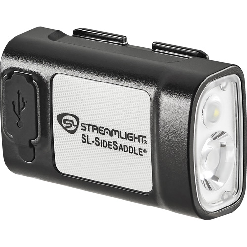 SL-SIDESADDLE&reg; USB Hardhat & Helmet Light, LED, 350/320/400 Lumens, 6.25/7/5 Hrs. Run Time, Rechargeable Batteries Buying Direct Corp.