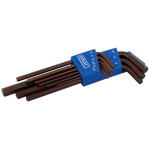 Long Arm Hex Key Set, 9 Pcs., Metric Buying Direct Corp.