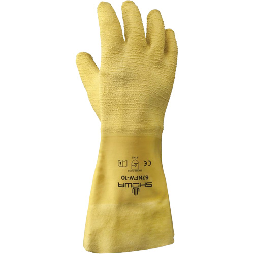 67NFW General Purpose Gloves, 10/Large, Rubber Latex Coating, Cotton Shell Buying Direct Corp.