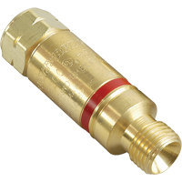 Flashback Arrestors - Oxy/Fuel Gas, Fuel Gas (red)/Oxygen (green), Regulator Adaptor Style Buying Direct Corp.