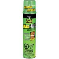 Touch 'n Foam&reg; Max Fill Triple Expanding Sealant, 566 g, Aerosol Can, Cream Buying Direct Corp.