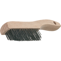 Brosses de grattage &agrave; manche &agrave; patin, garnissage en V, Acier inoxydable, 4 x 16 rangs de fils, Longueur 19-3/4" Buying Direct Corp.