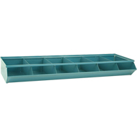 Bacs sectionnels superposables, Cap. 100 lb, 37" la x 12" p x 4-1/2" h, Bleu Buying Direct Corp.