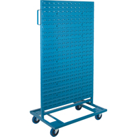 Mobile Bin Racks - Double Sided, 0 Bins, 36" W x 24" D x 67-1/2" H Buying Direct Corp.