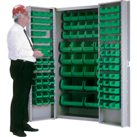 Deep-Door Combination Cabinet, 38" W x 24" D x 72" H, 36 Shelves Buying Direct Corp.