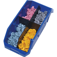 Quick Pick Bins, 5" x 6.625" x 12-1/2", Blue Buying Direct Corp.
