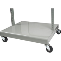 Mobile Tilt Bin Rack - Cart Only, Double-sided, 26-1/4" W x 22" D x 57-1/2" H Buying Direct Corp.