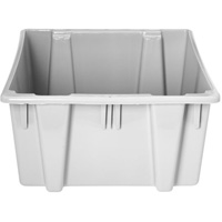 Stack & Nest Palletote Box, 13" x 15.5" x 19.5", Grey Buying Direct Corp.