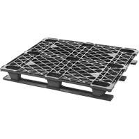 Stackable Plastic Pallet, 4-Way Entry, 48" L x 40" W x 5-3/5" H Buying Direct Corp.