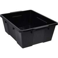 Contenant avec loquets en plastique,  la x 21" p x 7,75" h, Noir Buying Direct Corp.