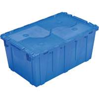 FP243C FliPak Nestable Tote, 26.9" x 16.9" x 12.1", Blue Buying Direct Corp.