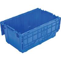 FP243C FliPak Nestable Tote, 26.9" x 16.9" x 12.1", Blue Buying Direct Corp.