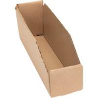 Deep Corrugated Parts Bins, 2-7/8" W x 11-1/4" D x 4-1/2" H, Beige Buying Direct Corp.