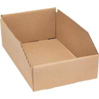 Boîtes profondes en carton ondul&eacute;, 7-5/8" la x 11-5/16" p x 4-1/2" h, Beige Buying Direct Corp.