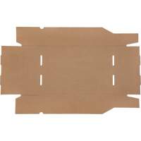 Boîtes profondes en carton ondul&eacute;, 11-3/4" la x 17-1/4" p x 4-1/2" h, Beige Buying Direct Corp.
