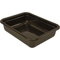 All-Purpose Flat-Bottom Storage Tub, 5" H x 17" D x 22" L, Plastic, Brown Buying Direct Corp.