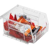 Bacs tr&egrave;s transparents Ultra, 4-1/8" la, 3" h x 5-3/8" p, Transparent Buying Direct Corp.