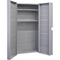 Deep Door Combination Cabinet, 38" W x 24" D x 72" H, Grey Buying Direct Corp.
