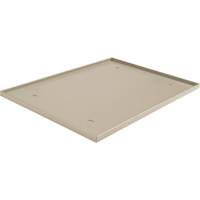 Fond de casier, Convient aux casiers 12" x 18", Beige, Plastique Buying Direct Corp.