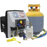 Twin Turbo Refrigerant Recovery System with 50 Lb DOT Tank Buying Direct Corp.