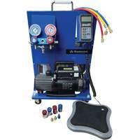 Dual R134A/R1234Yf Single-Stage Portable Electronic Charging Station Buying Direct Corp.