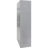 Wardrobe Storage Cabinet, Steel, 36" W x 18" D x 72" H, Grey Buying Direct Corp.