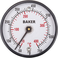 Surface Thermometers, Contact, Analogue, 50-750°F (10-400°C) Buying Direct Corp.