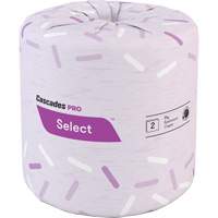 Pro Select&reg; Toilet Paper, 2 Ply, 500 Sheets/Roll, White Buying Direct Corp.